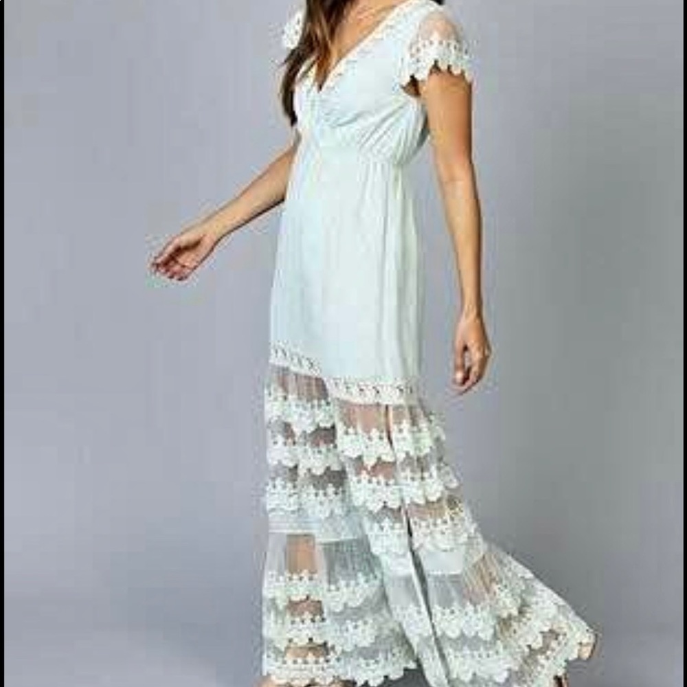 Altar’d State size medium mint colored lace dress